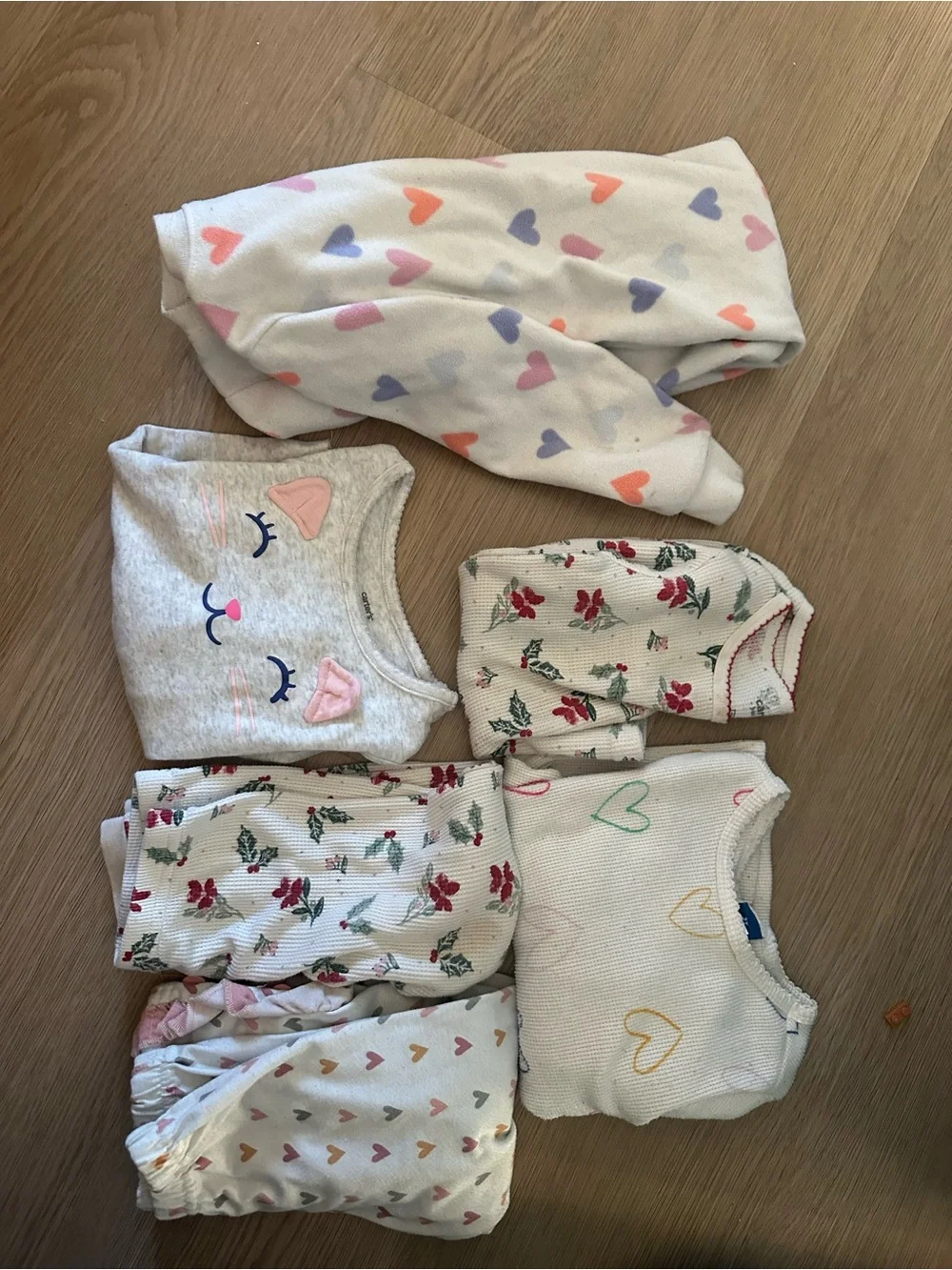 Girls 2T pj bundle lot